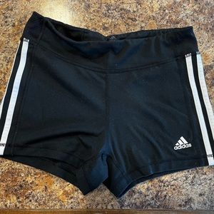 Black workout shorts